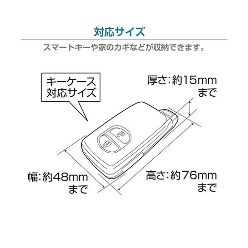 リレーアタック防止電波遮断スマートキーケース レザ