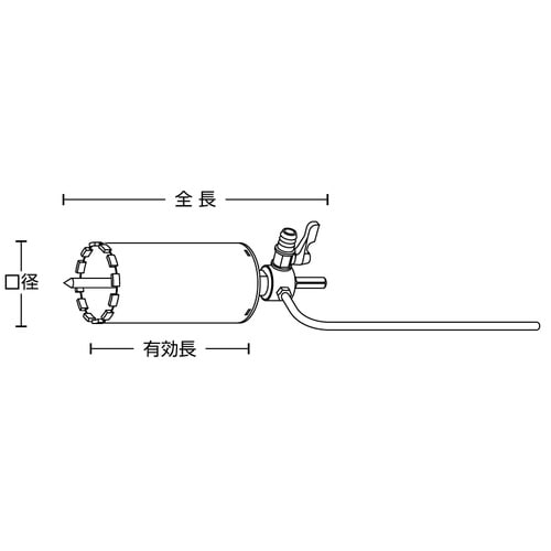 ダイヤモンドコアドリルDCタイプボディDC−60B