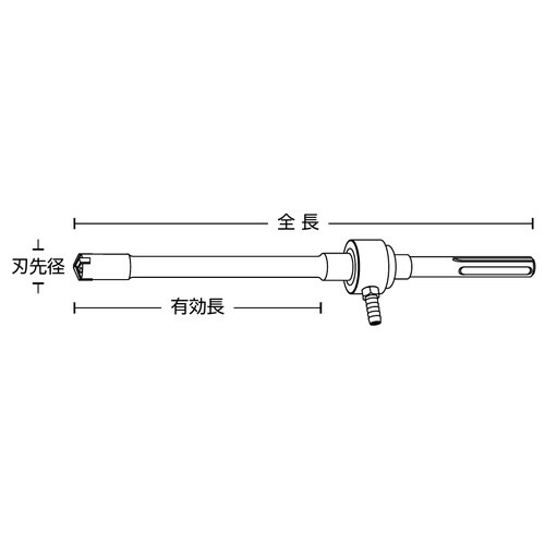 Qビット シャンクQMX17.5×325