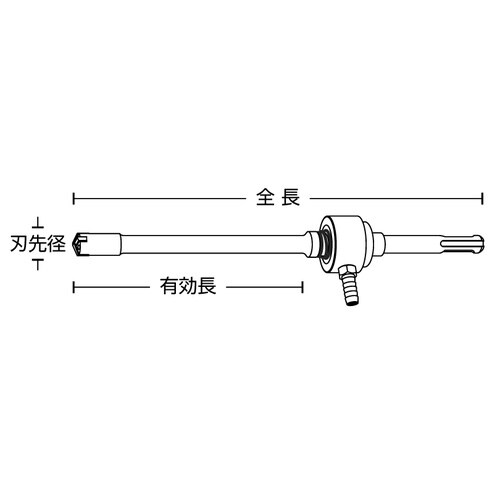 QビットUXSDSシャンクQSXA15.0×260