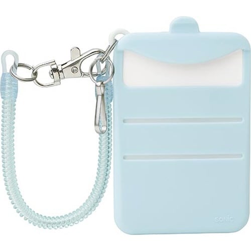 うっかりチェッカーパスケース付 ライトブルー