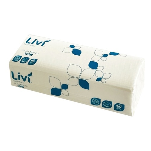 リビィペーパータオルミニ200枚 1梱(50個入)