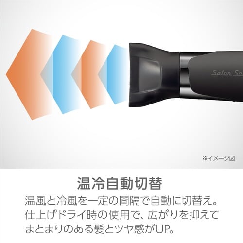 ハイスピードイオンバランスドライヤー ブラック