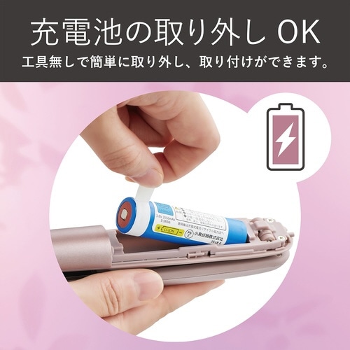 コードレスストレートアイロン ピンク