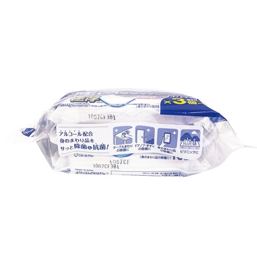 リファイン 極厚アルコール除菌ポケット10枚3P