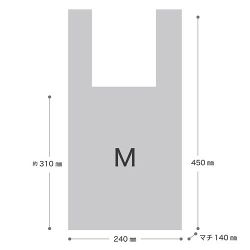 カフェオレレジバッグ/バイオマス30%−M