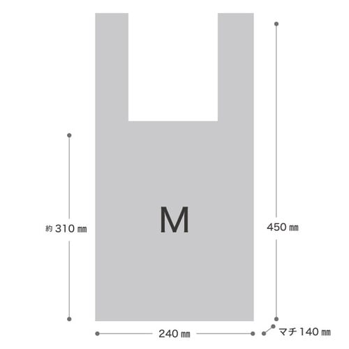 エコクマレジバッグ/30%−M 100枚