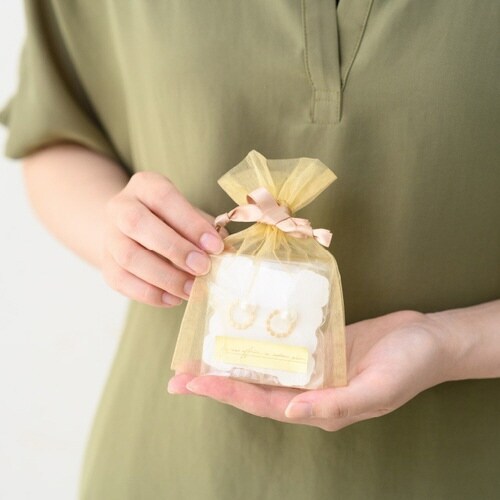 オーガンジーバッグ ゴールド S 10枚