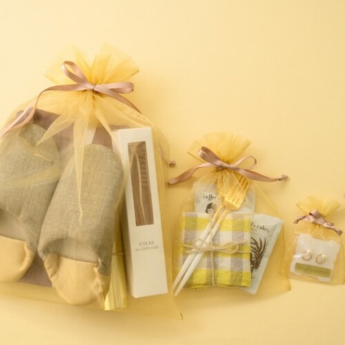 オーガンジーバッグ ゴールド SS 10枚