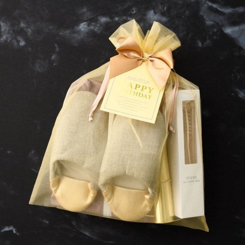 オーガンジーバッグ ゴールド XL 10枚