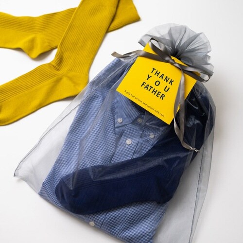 オーガンジーバッグ グレー XL 10枚