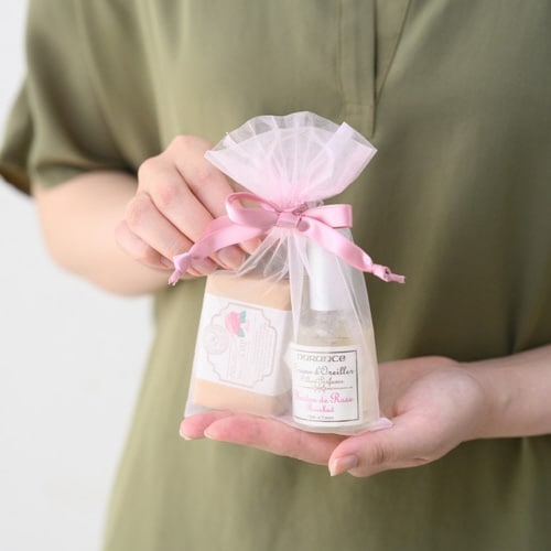 オーガンジーバッグ ピンク M 10枚