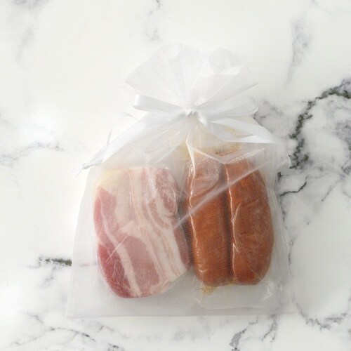 オーガンジーバッグ ホワイト M 10枚