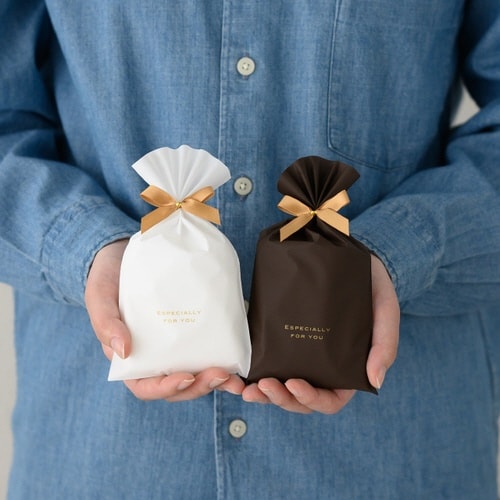 サテンリボンワイヤータイSゴールド2 50個