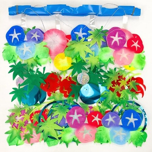 夏色朝顔プリーツハンガー