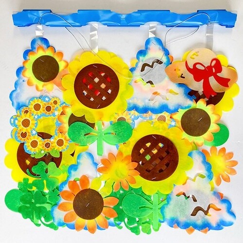 青空ひまわりプリーツハンガー