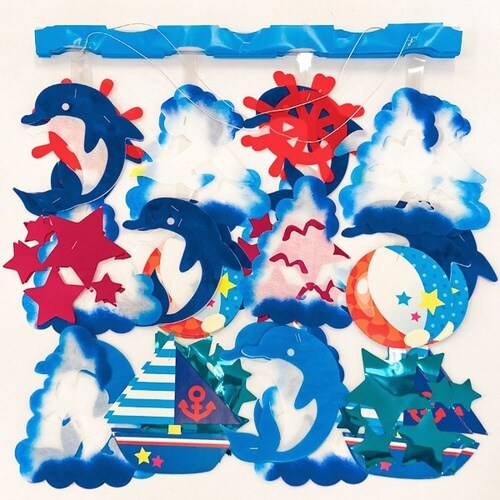 マリンイルカプリーツハンガー