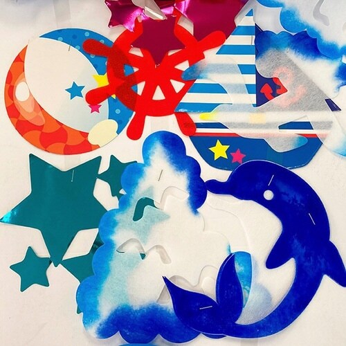 マリンイルカプリーツハンガー