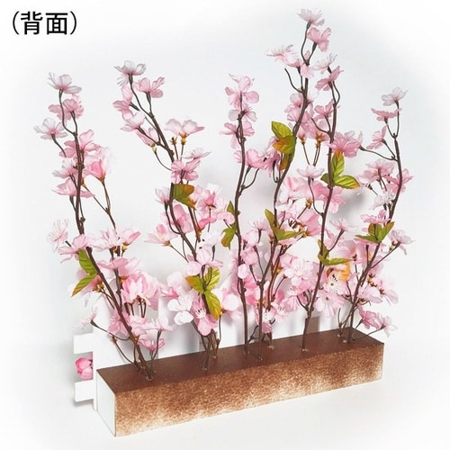 桜満開垣根アレンジ