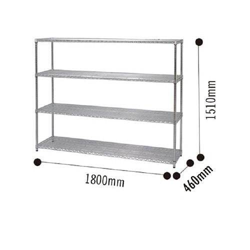 メタルラックMR 幅1800奥行460高さ1510