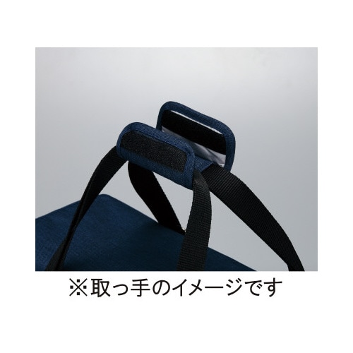 外出にも使えるミーティングバッグラージ黒×黒 3個