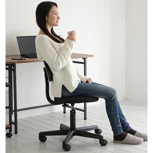 ワークチェア オフィスチェア BK