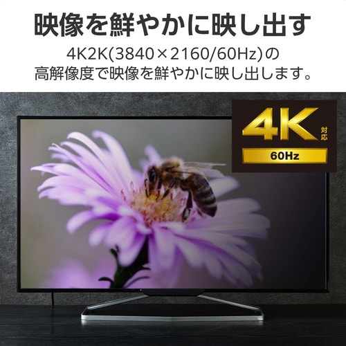 TypeC−HDMI 変換 60Hz ブラック