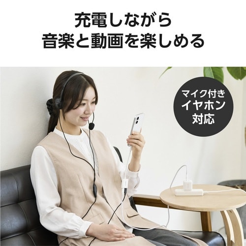 USB−C 変換アダプタ 100W ホワイト