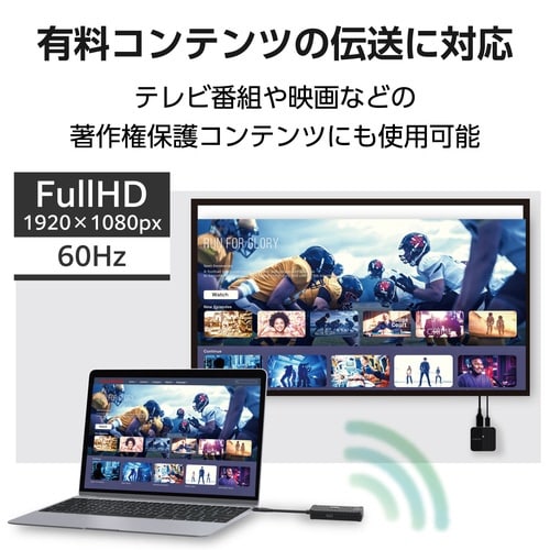 Type−C ワイヤレスHDMI 無線化 ブラック