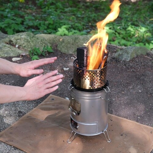 田中文 tab. 缶ストーブEX