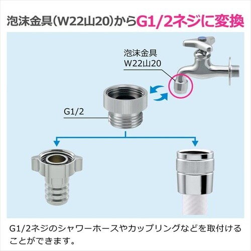 GA−HK044 泡沫変換アダプター 16ミリ