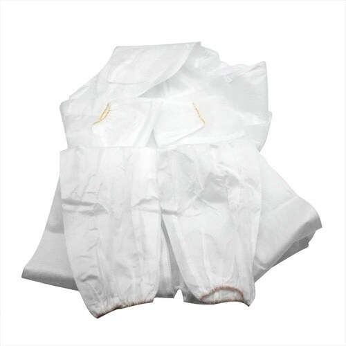 #050235 不織布ツナギ 白色 Mサイズ