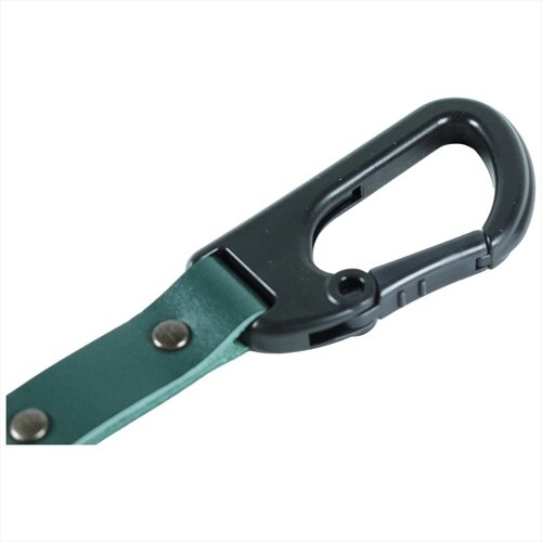 ALホルダー 緑 カラビナxクリップ