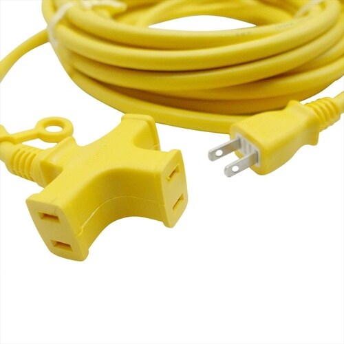 電工延長コード 黄 15A 20m