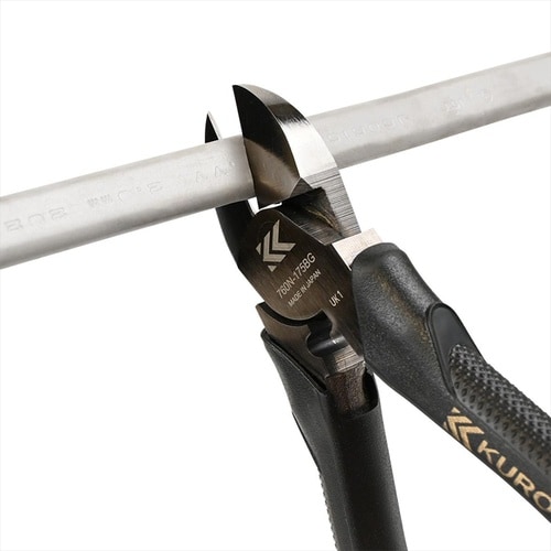 偏芯強力ニッパ薄刃黒金 175BG