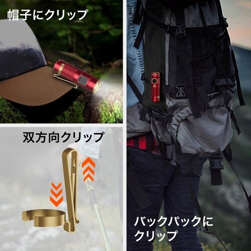 H40 ミニアルミヘッドランプ 700LM