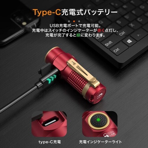 H40 ミニアルミヘッドランプ 700LM