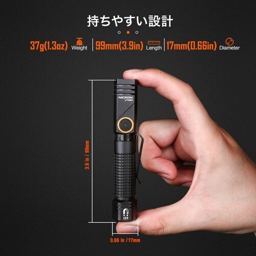 H11 小型アルミヘッドライト 500LM