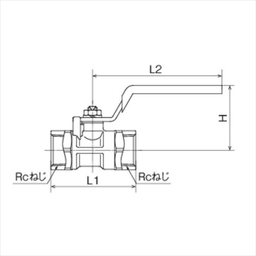 F−15 F型ボールバルブ 1/2
