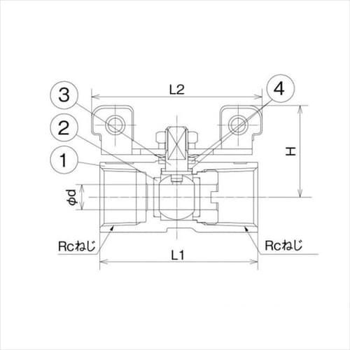 SUS304 3/4レデューストBV