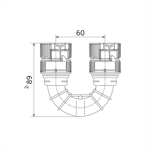 樹脂テストプラグエルボソケ13A