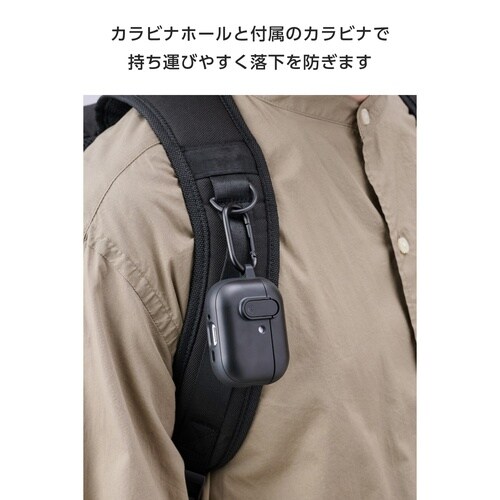 AirPodsPro3 ケース タフスリム 黒