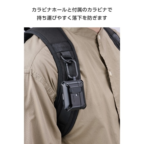 AirPodsPro3 ケース ゼロショック 黒