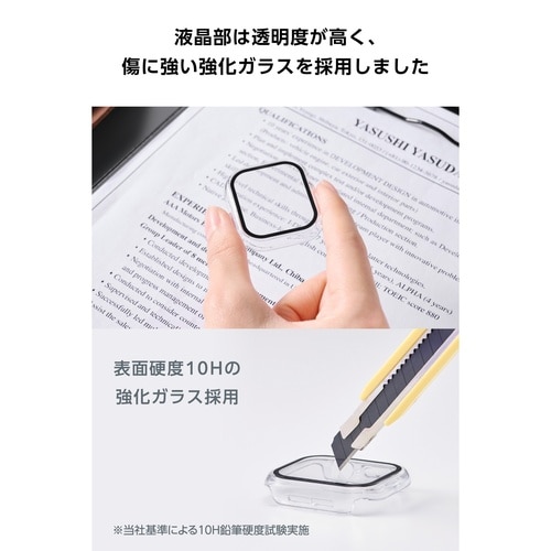 アップルウォッチ 42mm フルカバー クリア