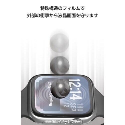 アップルウォッチ フィルム 42mm 高透明