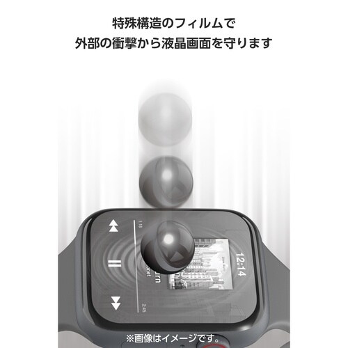 アップルウォッチ フィルム 40mm 高透明