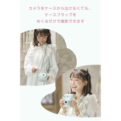 チェキケース mini12専用クリアマグネット 緑