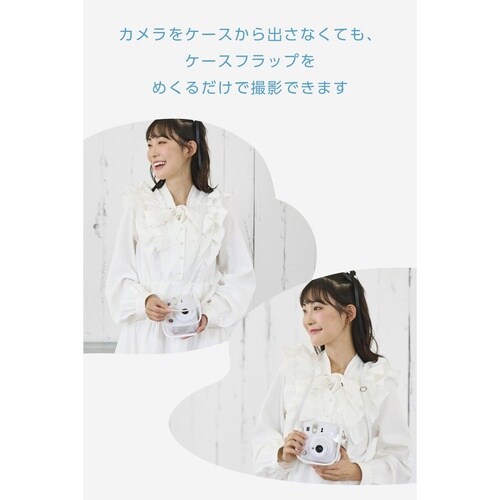 チェキケース mini12専用クリアマグネット 白