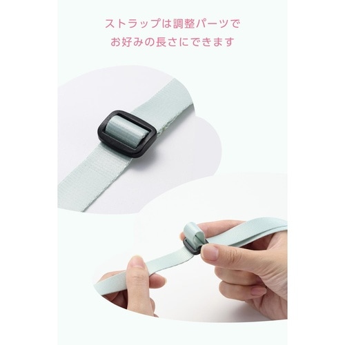 カメラストラップ 3WAY長さ調整可 グリーン