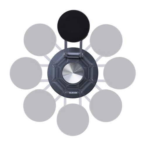 マグセーフ スマホスタンド 回転 黒